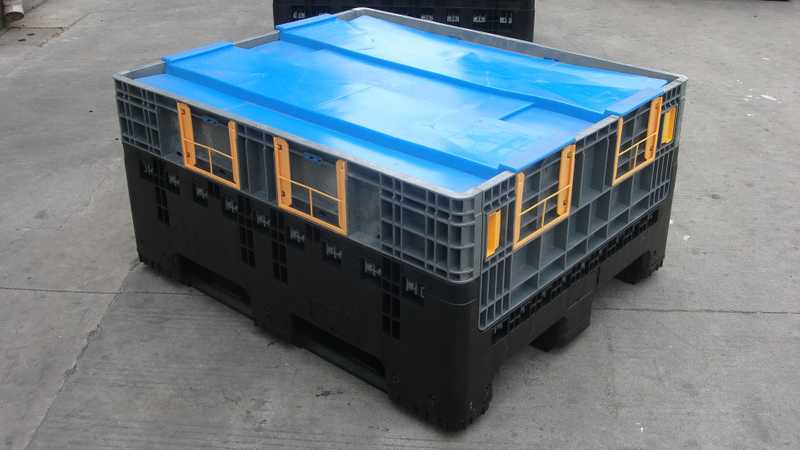 plastic pallet boxes with lids